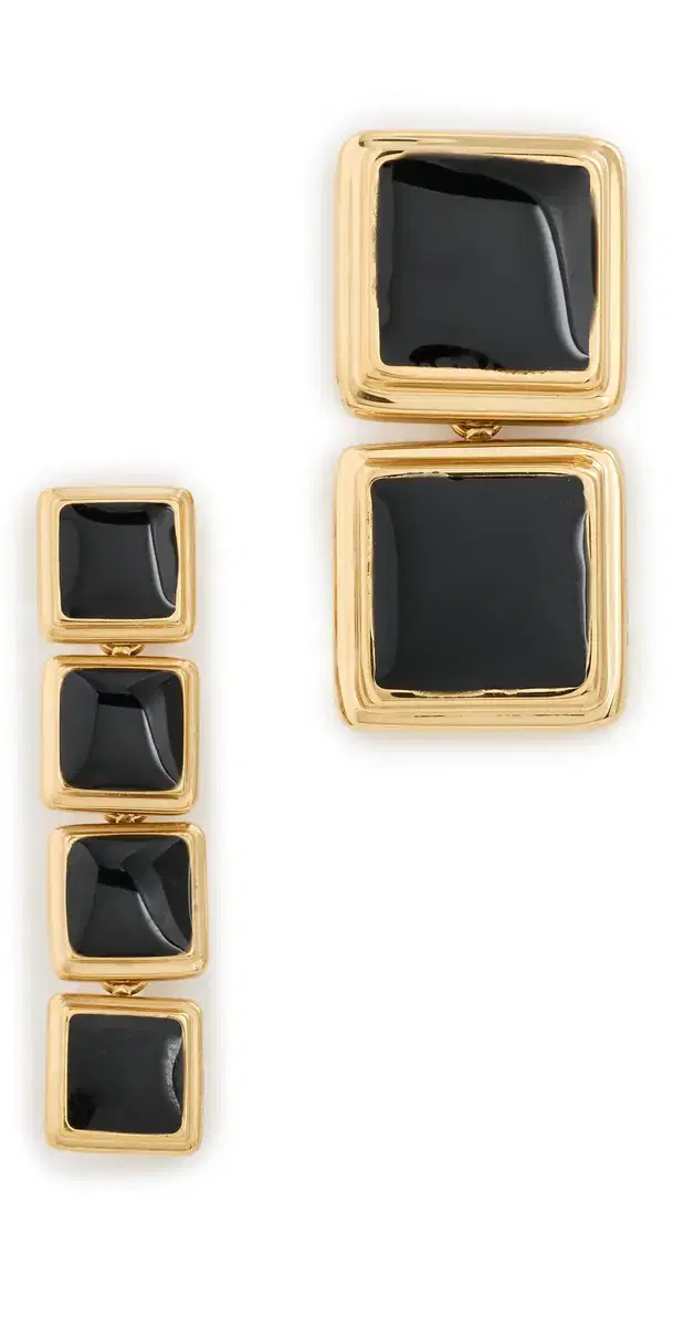 Archer Drop Earrings Gold One Size