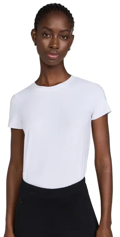 Commando Essential Cotton Tee Thong Bodysuit White L | Thumbnail 1 Commando Essential Cotton Tee Thong Bodysuit White L | Thumbnail 1