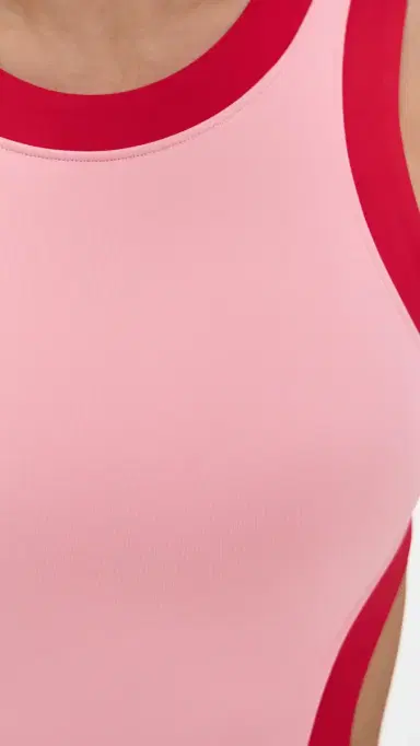 Staud Dolce One Piece Sweetheart/Cherry L | Thumbnail 6