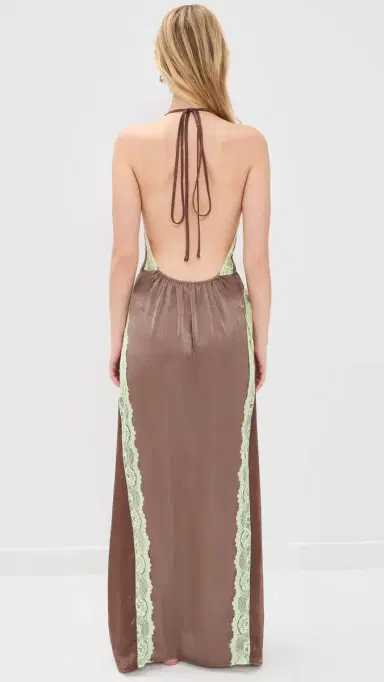 Free People Some Kind of ove Maxi Slip Mink Combo | Thumbnail 4