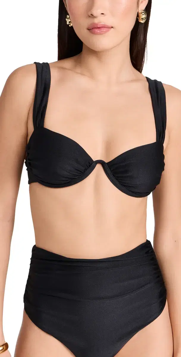 Anniston Bikini Top Black