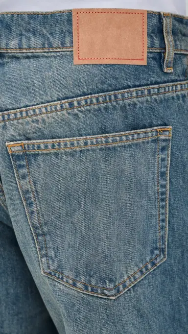 Jeanerica Brera Relaxed Wide Straight Leg Jeans 1990 Light Vintage | Thumbnail 6 Jeanerica Brera Relaxed Wide Straight Leg Jeans 1990 Light Vintage | Thumbnail 6