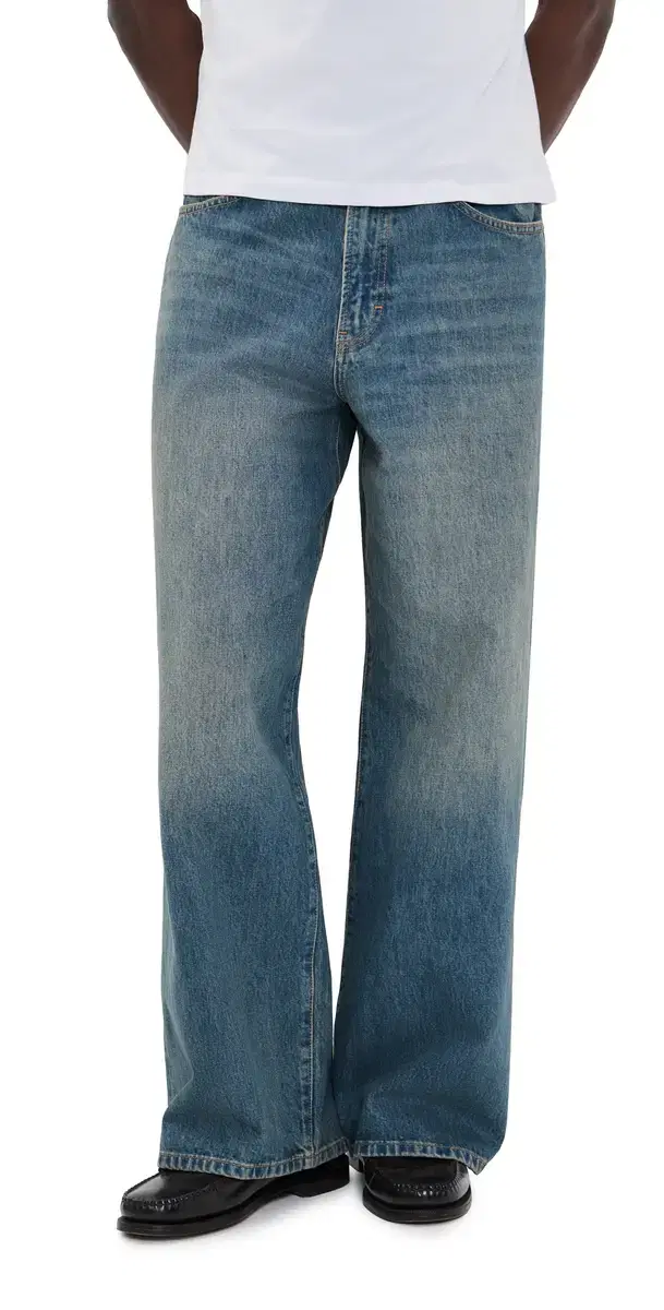 Brera Relaxed Wide Straight Leg Jeans 1990 Light Vintage