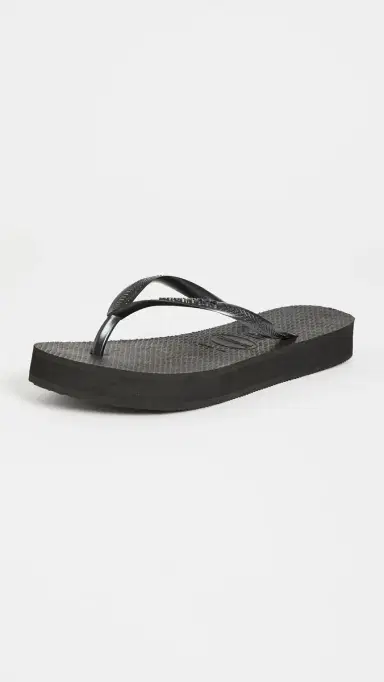 Havaianas Slim Flatform Flip Flops Black | Thumbnail 5