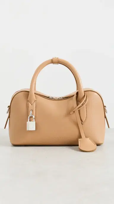 Stella McCartney Ryder Embossed Grainy Small Crossbody Bag Honey One Size | Thumbnail 2