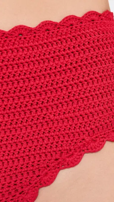 BEACH RIOT Kirby Bikini Bottoms Ruby M | Thumbnail 6