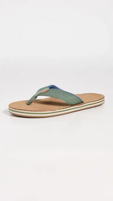 Hari Mari Scouts Flip Flops Olive 9 | Thumbnail 2