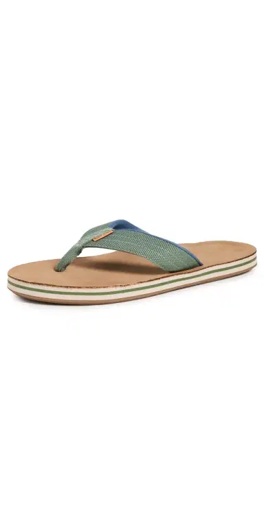 Hari Mari Scouts Flip Flops Olive 9 | Thumbnail 1