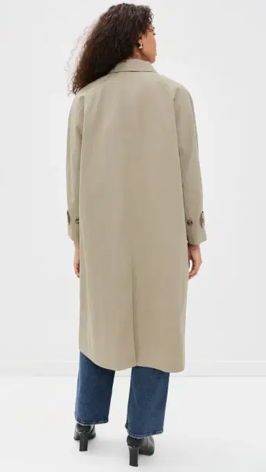 DUNST Refined Mac Coat Khaki | Thumbnail 4