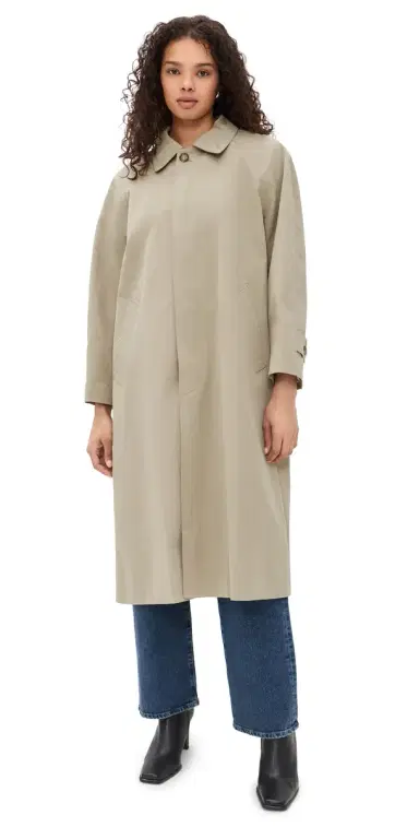 DUNST Refined Mac Coat Khaki | Thumbnail 1