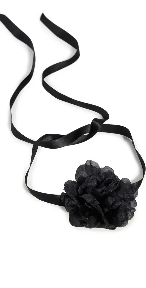 Anelise Ribbon Tie Black One Size