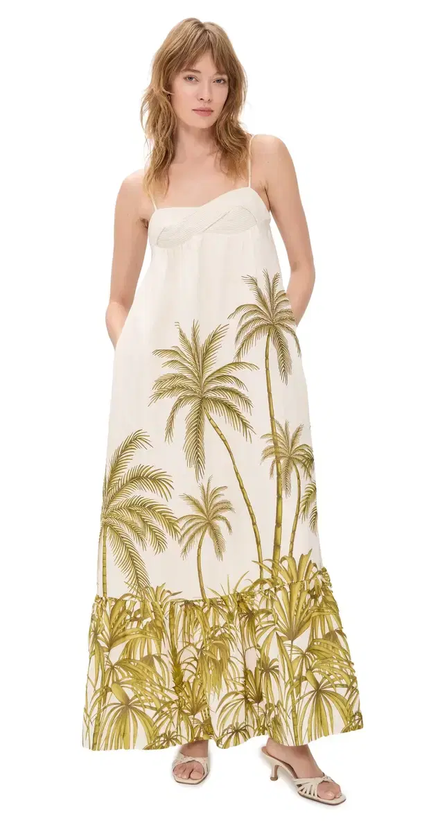 Ron Coco Dress Green Paradiso