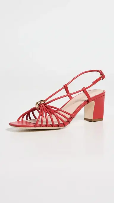 Loeffler Randall Minna Heeled Sandals Red 9 | Thumbnail 2