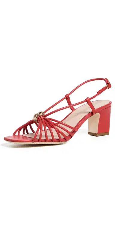 Loeffler Randall Minna Heeled Sandals Red 9 | Thumbnail 1