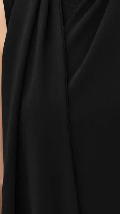 AMI Jersey Maxi Lavalliere Dress Noir S | Thumbnail 6 AMI Jersey Maxi Lavalliere Dress Noir S | Thumbnail 6