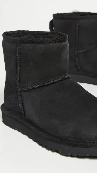 UGG Classic Mini II Boots Black 8 | Thumbnail 6