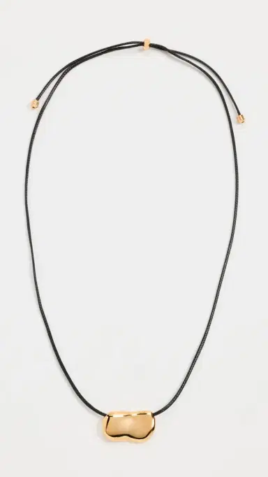 Heaven Mayhem Pebble Necklace Gold One Size | Thumbnail 2
