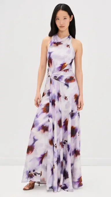 A.L.C. A. L.C. Skylar Gown Lilac Multi 4 | Thumbnail 5 A.L.C. A. L.C. Skylar Gown Lilac Multi 4 | Thumbnail 5
