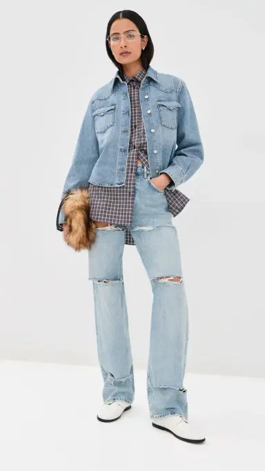 Acne Studios Light Crow Jeans Light Blue S | Thumbnail 2 Acne Studios Light Crow Jeans Light Blue S | Thumbnail 2