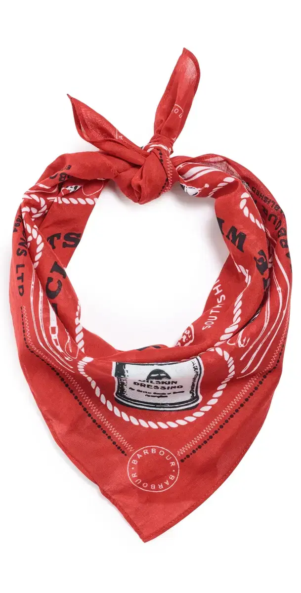 Heritage Bandana Scarf Red One Size