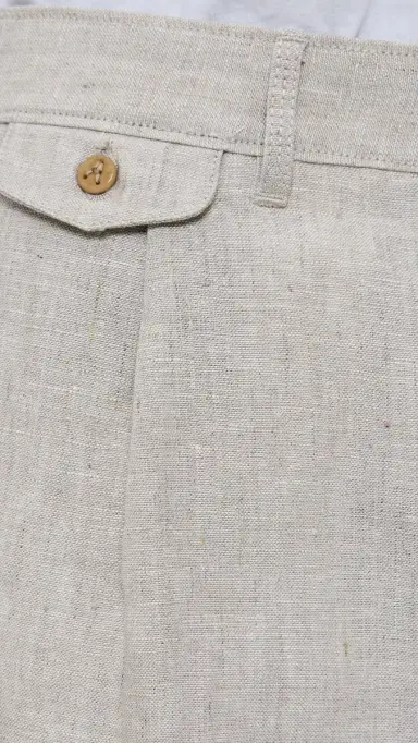 Alex Mill Standard Pleated Pants In Flax Linen Flax 36 | Thumbnail 6