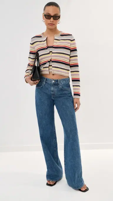LE BOP Jensen Crop Tank Sand Multi Stripe M | Thumbnail 5 LE BOP Jensen Crop Tank Sand Multi Stripe M | Thumbnail 5