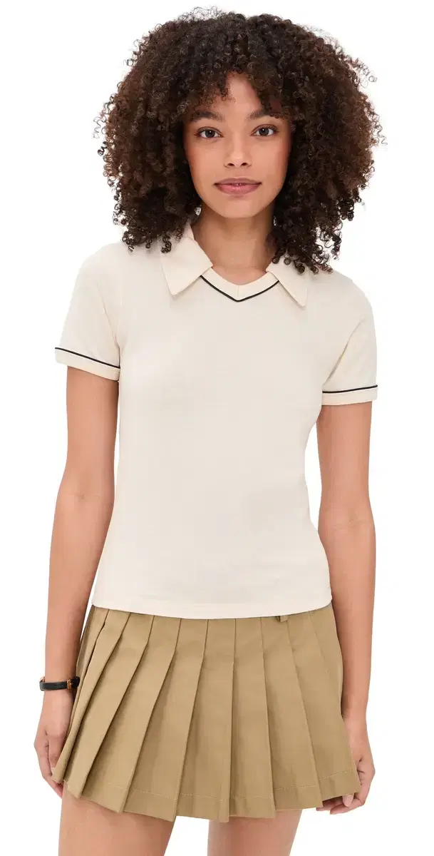 Charlie Top Off White