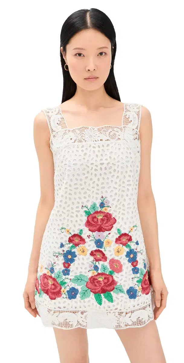 Astrid Embroidery Tank Dress Multi