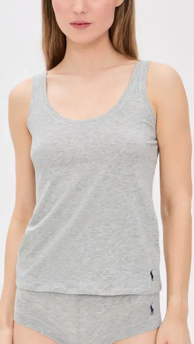 Polo Ralph Lauren Tank Top Heather Grey | Thumbnail 2 Polo Ralph Lauren Tank Top Heather Grey | Thumbnail 2
