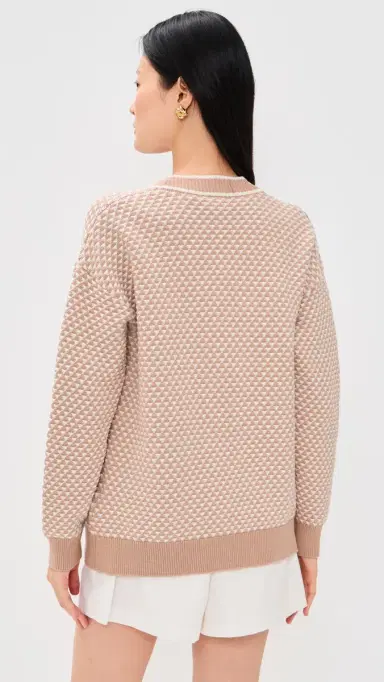 Varley Tarran Stitch Knit Cardigan Light Taupe | Thumbnail 3 Varley Tarran Stitch Knit Cardigan Light Taupe | Thumbnail 3