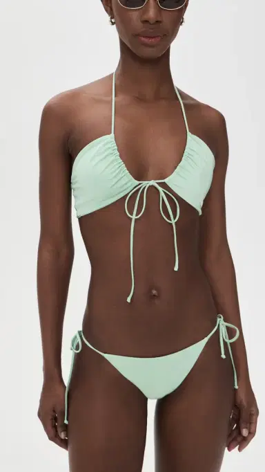 JADE Swim Ties Bikini Bottoms eafoam heen | Thumbnail 4