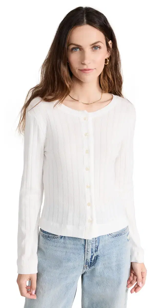 Classic Cardigan White