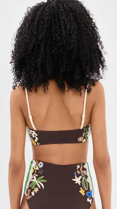 ALÉMAIS Maroc Bandeau Bikini Top Multi | Thumbnail 3