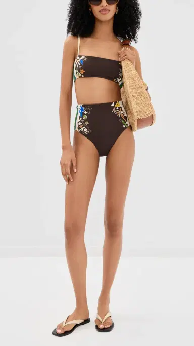 ALÉMAIS Maroc Bandeau Bikini Top Multi | Thumbnail 5