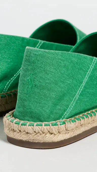 Polo Ralph Lauren Cevio Canvas Espadrilles Green 8 | Thumbnail 3