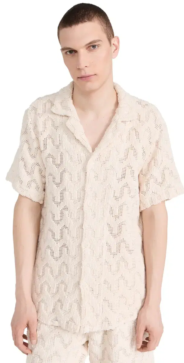 OAS Atlas Cuba Crochet hirt Off White