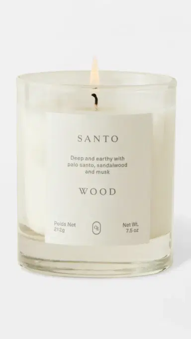 Oak Essentials Santo Wood Candle No Color 7.5 oz/212 mL | Thumbnail 2