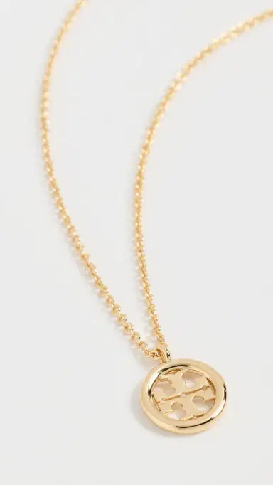 Tory Burch Icon Circle Pendant Necklace | Thumbnail 2