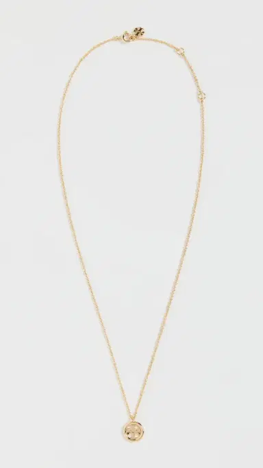 Tory Burch Icon Circle Pendant Necklace | Thumbnail 4