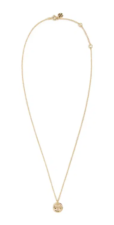 Tory Burch Icon Circle Pendant Necklace | Thumbnail 1