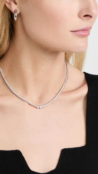 Shashi Tennis Graduated Necklace | Thumbnail 3 Shashi Tennis Graduated Necklace | Thumbnail 3