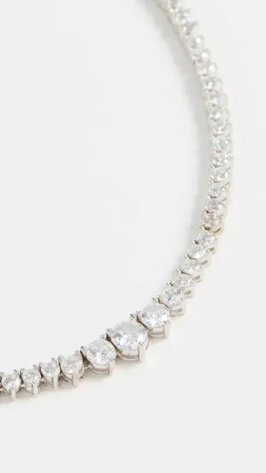 Shashi Tennis Graduated Necklace | Thumbnail 4 Shashi Tennis Graduated Necklace | Thumbnail 4
