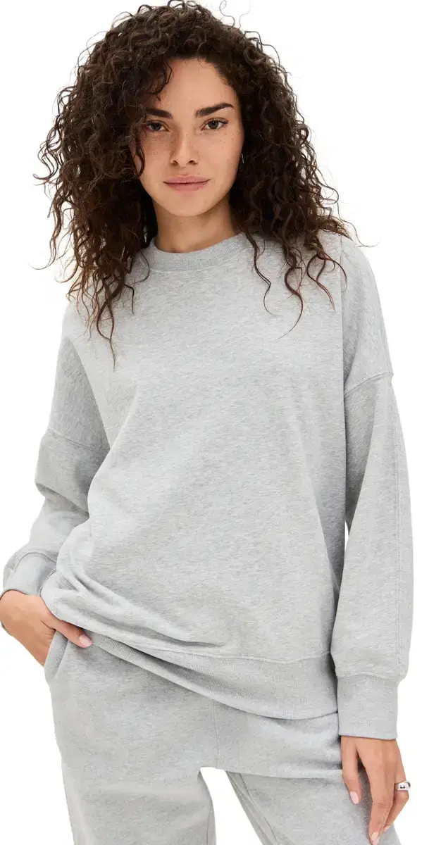 olstice Oversized weatshirt Light Heather Grey