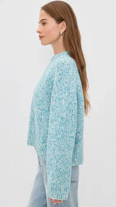 La Ligne Ezra Sweater Marled Sky | Thumbnail 4 La Ligne Ezra Sweater Marled Sky | Thumbnail 4