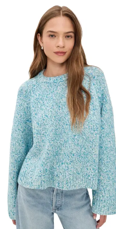 La Ligne Ezra Sweater Marled Sky | Thumbnail 1 La Ligne Ezra Sweater Marled Sky | Thumbnail 1