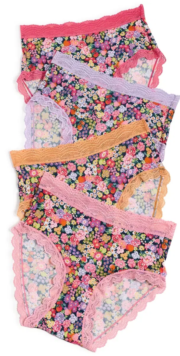 High Rise Botanic Bloom Briefs 4 Pack Botanic Bloom