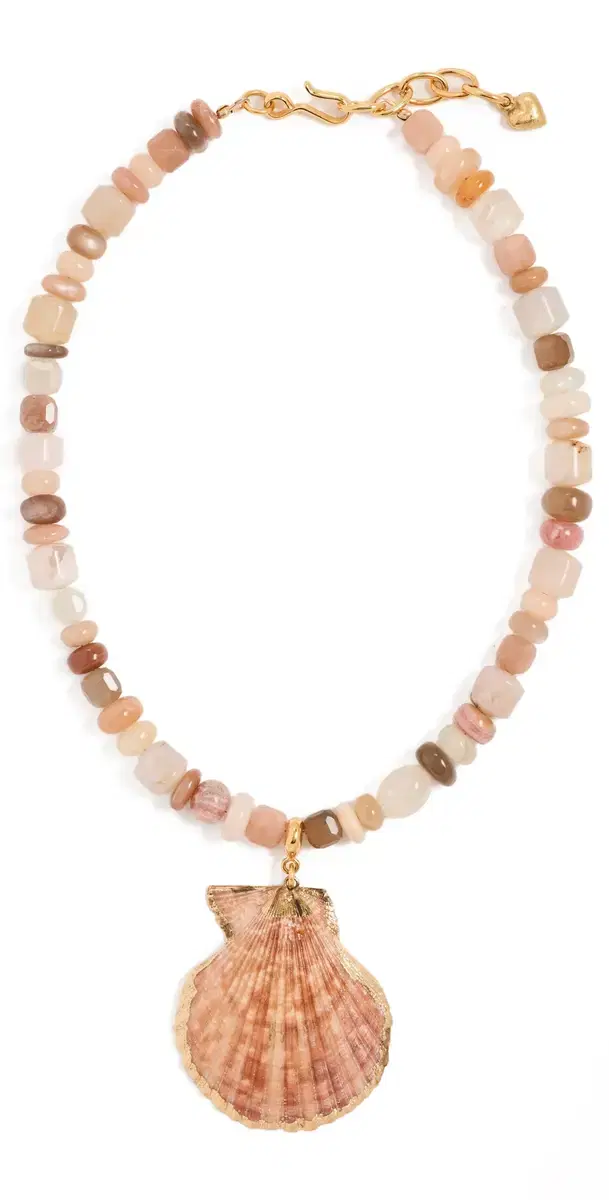 Paprika Necklace Flower Agate One Size