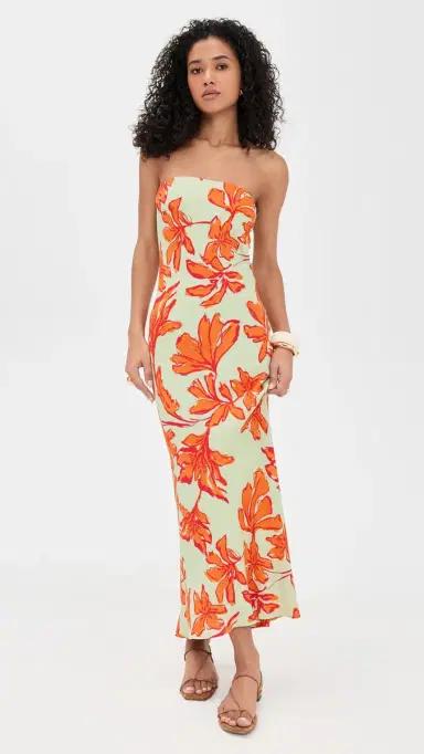 MINKPINK Estelle Strapless axi Dress int Floral | Thumbnail 2