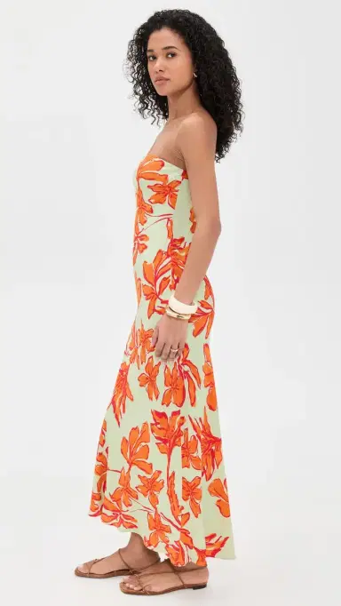 MINKPINK Estelle Strapless axi Dress int Floral | Thumbnail 4