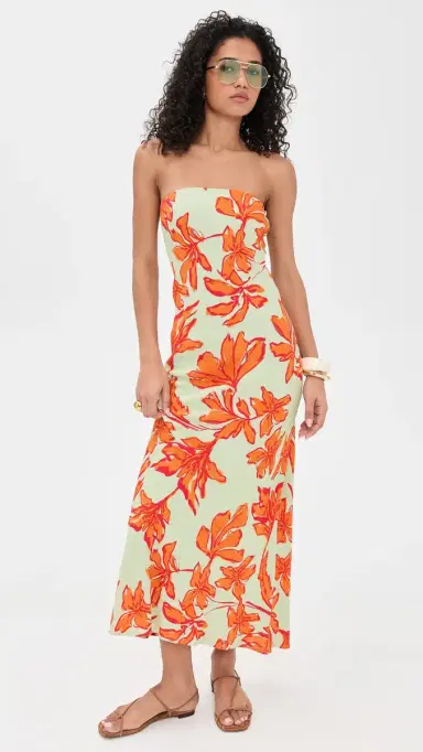 MINKPINK Estelle Strapless axi Dress int Floral | Thumbnail 5